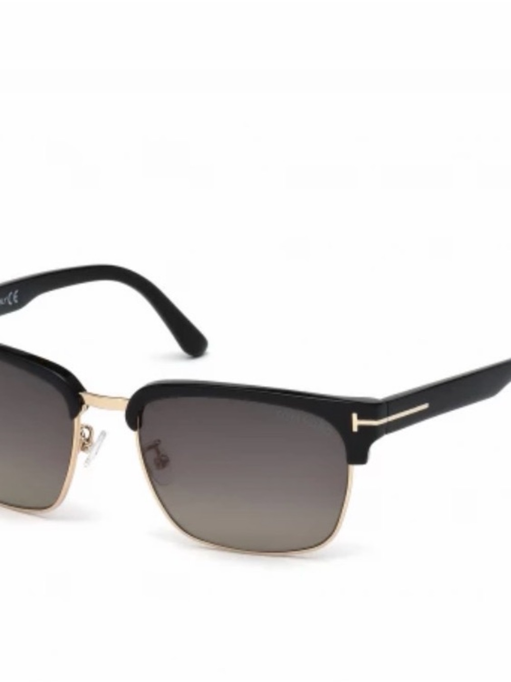 Tom Ford Black Sunglasses with Gold Trim